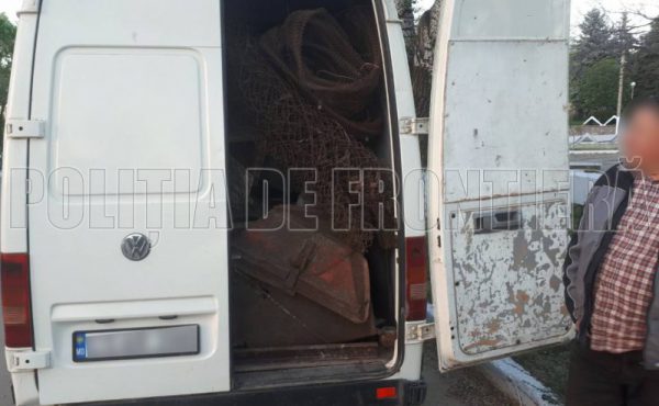 Metal uzat, transportat ilegal de un locuitor din Zaim, raionul Căușeni