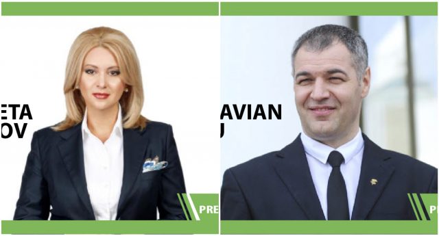 Octavian Țicu și Violeta Ivanov: au intrat înpolitică din partea unor partide, candidează la alegerile prezidențiale de la alte partide