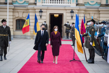 Maia Sandu, în vizită oficială la Kiev