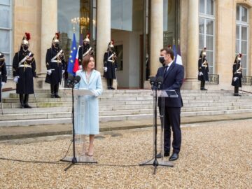 Președintele Maia Sandu către omologul său francez, Emmanuel Macron: „Am simțit mereu sprijinul solidar al Franței, mizăm pe el și în viitor”