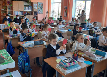 Европейская школа детей из Басарабяски