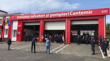 A avut loc inaugurarea Unității de salvatori și pompieri din Cantemir, construită cu ajutorul Ambasadei SUA în Moldova