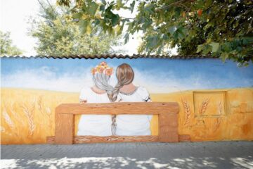La Cahul a fost inaugurată o pictură murală în sprijinul refugiaţilor din Ucraina