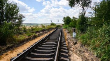 O linie de cale ferată, construită în timp record în sudul Moldovei