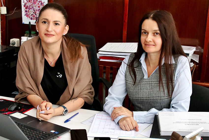 Aliona Crețu și Olga Percemli, specialiste ale Biroului de Probațiune Cahul